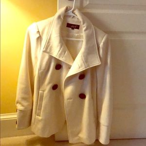 Beautiful white wool coat